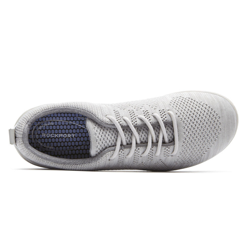 Tenis Rockport Mulher Cinzentas - Raelyn Knit Tie - 12580SMTF